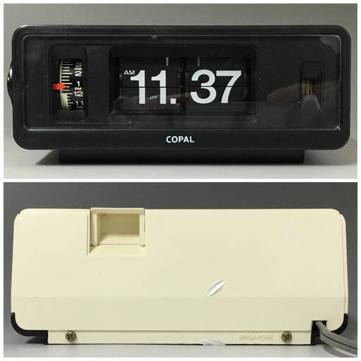 🔷🔶🔷ut11/29 昭和レトロ COPAL コパル パタパタ時計 クロック 箱