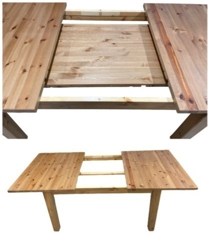 GM727【￥22,000から15％OFF！】ジモティー限定！IKEA 伸長式 ダイニングセット 4人用 6人用 ベリムンド ケイラッ