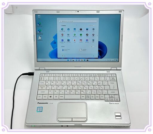 送料無料 日本製 高速SSD ノートパソコン Panasonic CF-LX6R17VS 中古良品 第7世代Core i5 8GB 無線 Bluetooth Webカメラ Windows11 Office