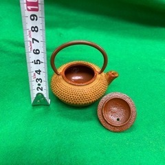 ミニ鉄瓶　水差し（赤）の画像