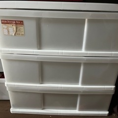 ワイド収納ケース×2