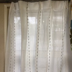 出窓用　カーテン　約140✖️95 一枚