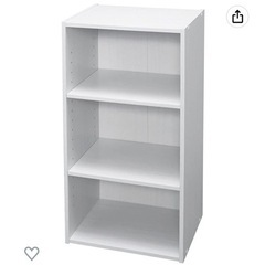 【お取引先決まりました】カラーボックス(白)2個セットの画像