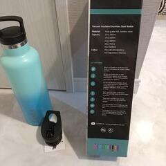 Grsta水筒 750ml,真空断熱炭酸ボトル, 保冷大容量,直飲み水筒,真空の画像