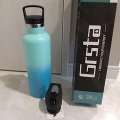 Grsta水筒 750ml,真空断熱炭酸ボトル, 保冷大容量,直飲み水筒,真空の画像