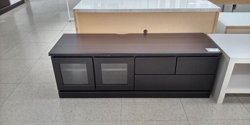 ★ジモティ割あり★  テレビ台 ダークブラウン H40.2×D38.5×W119.3 クリーニング済み TJ433