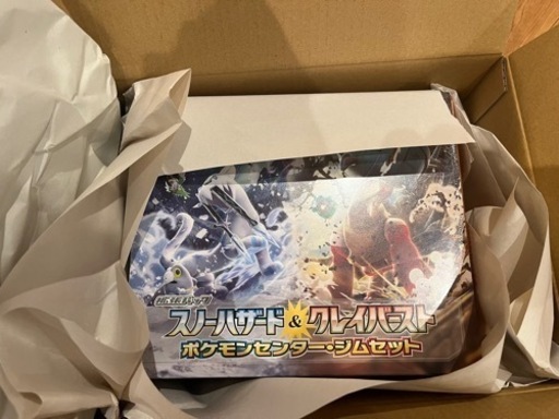 ポケモンカードゲーム スカーレット＆バイオレット 拡張パック スノーハザード＆クレイバースト ポケモンセンター・ジムセット