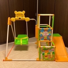 お渡し決まりました！くまのプーさん おりたたみロングスロープキッズパークSP プラス ジャングルジムの画像