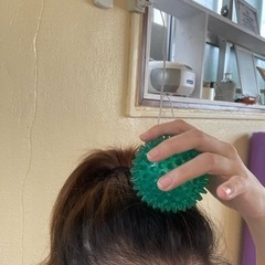 ストレッチポールで身体を柔らかく！(^^)ヨガスタジオ沖縄市の画像
