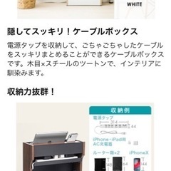 サンワダイレクト ケーブルボックスの画像