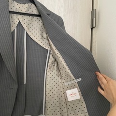 【美品】スーツジャケット　グレーの画像
