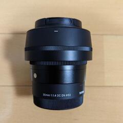 ☆最終お値下げ☆超美品！シグマ　単焦点レンズ　SIGMA 30mm F1.4 DC DN  Contemporary　ソニー　eマウントの画像
