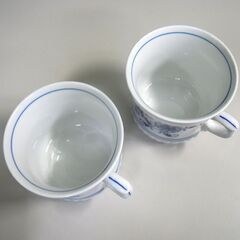 カールスバード チェコ ORIGINAL BOHEMIA ZWIEBELMUSTER ブルーオニオン コーヒーカップ マグカップ ペア ☆ 札幌市 北区 屯田 の画像