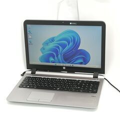 高速SSD Wi-Fi有 15.6型 ノートパソコン HP 455 G3 中古良品 AMD 4GB DVDマルチ 無線 Bluetooth Webカメラ Windows11 Office