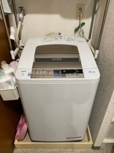 値下げしました！お引き取り限定！大容量9キロ　洗濯機　ビートウォッシュ　日立