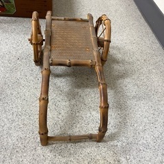 竹製の二輪車ですの画像