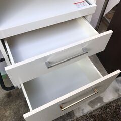【美品】泉洋化工 レンジ台 スリム レンジボード キッチンラック スライドトレー キッチン収納