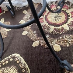 お値下げしました。アイアンガーデニングテーブル、チェアの画像