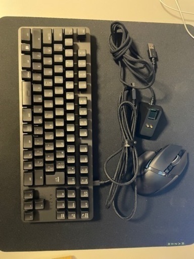Razer ゲーミング キーボード マウス セット 充電スタンド付き