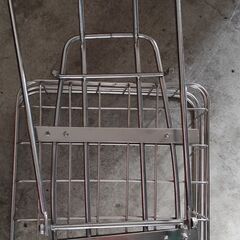 【ステンレス自転車荷台＆ｶｺﾞ＋ステンレス備品】の画像