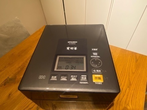 高級炊飯器！三菱電機炭炊釜 水蒸気が出ない