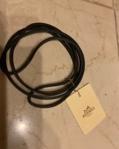 ○エルメス　ラニエール革紐新品未使用