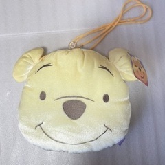 ディズニー プーさん BIG ぬいぐるみ ポシェットバッグ コインケースの画像