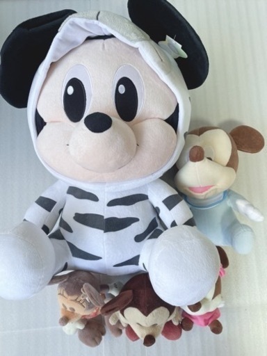 ディズニー BIGミッキー ミニーぬいぐるみ まとめ売り
