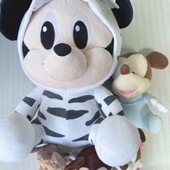 ディズニー BIGミッキー ミニーぬいぐるみ まとめ売り