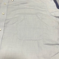 【美品】　大きめ　ワイシャツ　スーツセレクト　ブルー　ノンアイロンの画像