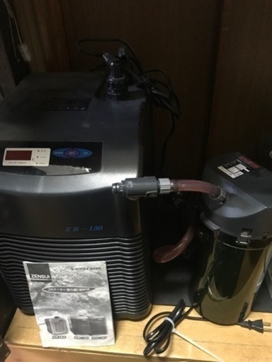 ゼンスイクーラー　メダカ　海水　淡水　水槽　ビオトープ