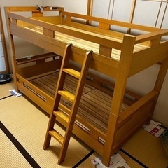 【受付終了】二段ベッド(島忠にて購入)