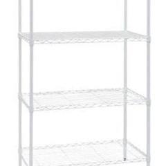 【取引完了】正規品ホワイトワイヤーラック棚🏠の画像