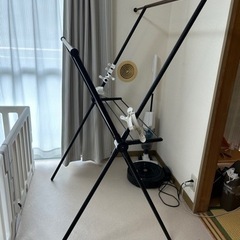 【お渡し決まりました】洗濯スタンド×2、物干し竿