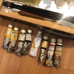 油絵具　セット　キャンバス付きの画像