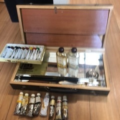 油絵具　セット　キャンバス付き