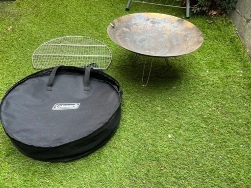 《美品》アウトドア　焚き火台3点セット