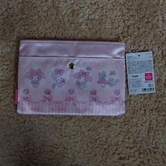 新品未使用☆マイメロディ フラットポーチの画像