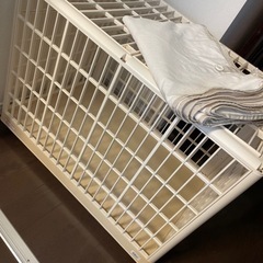 ペットのケージ カバー付きの画像