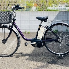 K2896 電動自転車パナソニック ママチャリ 24インチ 8.9Ah送料無料 パナソニック 電動自転車 8.9Ah