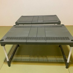 押し入れクローゼット伸縮整理ラック２個の画像