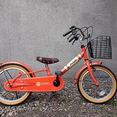 【取引中】People16インチ子供用自転車補助輪付きの画像