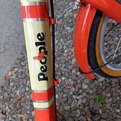 【取引中】People16インチ子供用自転車補助輪付きの画像