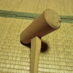 【取引成立】木槌 48mm 木製 ハンマー お譲りします。＊石川県＊美川より＊期間限定の画像