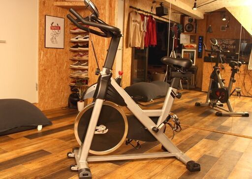 スピンバイク 16KGホイール 家庭用 静音 運動不足解消 筋肉トレーニング