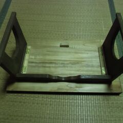 経机 木製 折りたたみ机 ローテーブル 机 軽量 お譲りします。＊石川県＊美川より＊期間限定の画像