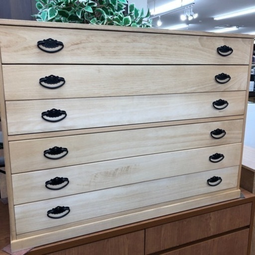 【市やま】6段桐タンス売ります！