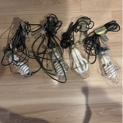 工事用の電球