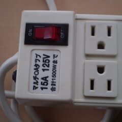 電源タップ　マルチOAタップの画像