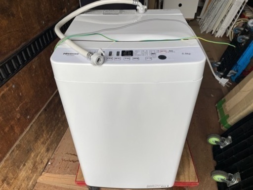 【2019年式】ハイセンス5.5kg 洗濯機
